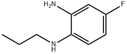 4-fluoro-1-N-propylbenzene-1,2-diamine 结构式