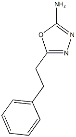 5-(2-phenylethyl)-1,3,4-oxadiazol-2-amine 结构式