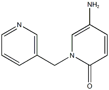 5-amino-1-(pyridin-3-ylmethyl)-1,2-dihydropyridin-2-one 结构式