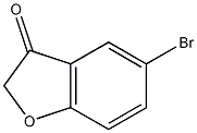 5-bromo-2,3-dihydro-1-benzofuran-3-one 结构式