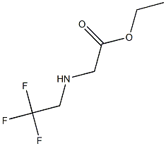 ethyl 2-[(2,2,2-trifluoroethyl)amino]acetate 结构式