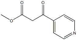 methyl 3-oxo-3-(pyridin-4-yl)propanoate 结构式