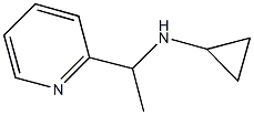 N-(1-pyridin-2-ylethyl)cyclopropanamine 结构式