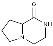 octahydropyrrolo[1,2-a]piperazin-1-one 结构式