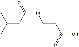 N-(3-Methylbutanoyl)-beta-alanine 结构式