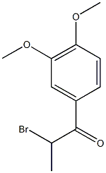 3,4-二甲氧基-Α-溴代苯丙酮 结构式