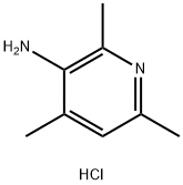 2,4,6-TRIMETHYLPYRIDIN-3-AMINE HYDROCHLORIDE 结构式