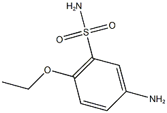 5-AMINO-2-ETHOXYBENZENESULFONAMIDE 结构式