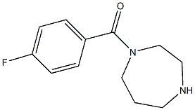 1-(4-FLUOROBENZOYL)-1,4-DIAZEPANE 结构式
