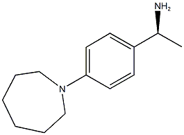 (1S)-1-(4-AZEPAN-1-YLPHENYL)ETHANAMINE 结构式