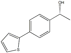 (1R)-1-(4-THIEN-2-YLPHENYL)ETHANOL 结构式