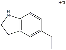 5-ETHYLINDOLINE HYDROCHLORIDE 结构式