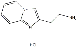 2-IMIDAZO[1,2-A]PYRIDIN-2-YLETHANAMINE HYDROCHLORIDE 结构式