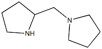 1-(PYRROLIDIN-2-YLMETHYL)PYRROLIDINE 结构式