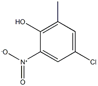 4-Chloro-2-methyl-6-nitro-phenol 结构式