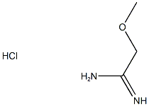 2-METHOXYETHANIMIDAMIDE HYDROCHLORIDE 结构式