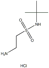 2-amino-N-(tert-butyl)ethanesulfonamide hydrochloride 结构式