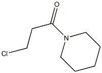 1-(3-chloropropanoyl)piperidine 结构式