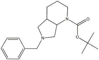 tert-butyl 6-benzyloctahydro-1H-pyrrolo[3,4-b]pyridine-1-carboxylate 结构式