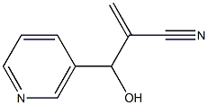 2-[hydroxy(pyridin-3-yl)methyl]acrylonitrile 结构式