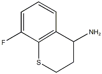 8-fluoro-3,4-dihydro-2H-thiochromen-4-ylamine 结构式