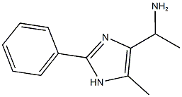 1-(5-methyl-2-phenyl-1H-imidazol-4-yl)ethanamine 结构式