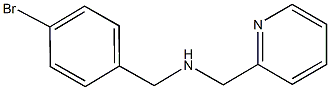 [(4-bromophenyl)methyl](pyridin-2-ylmethyl)amine 结构式