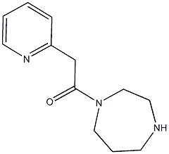 1-(1,4-diazepan-1-yl)-2-(pyridin-2-yl)ethan-1-one 结构式