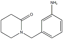 1-[(3-aminophenyl)methyl]piperidin-2-one 结构式
