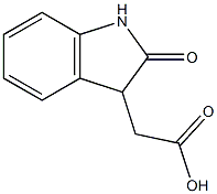 2-(2-oxo-2,3-dihydro-1H-indol-3-yl)acetic acid 结构式