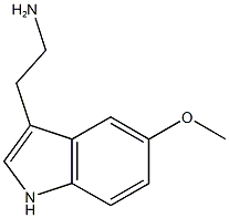 2-(5-methoxy-1H-indol-3-yl)ethan-1-amine 结构式