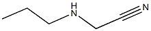 2-(propylamino)acetonitrile 结构式