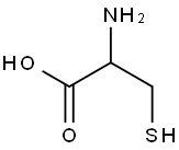 2-amino-3-sulfanylpropanoic acid 结构式