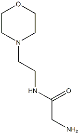 2-amino-N-(2-morpholin-4-ylethyl)acetamide 结构式