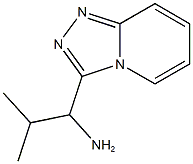 2-methyl-1-[1,2,4]triazolo[4,3-a]pyridin-3-ylpropan-1-amine 结构式