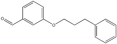 3-(3-phenylpropoxy)benzaldehyde 结构式