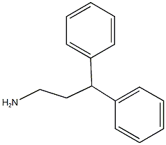 3,3-diphenylpropan-1-amine 结构式