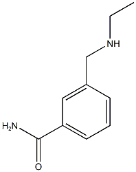 3-[(ethylamino)methyl]benzamide 结构式