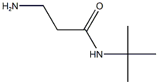 3-amino-N-(tert-butyl)propanamide 结构式