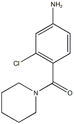 3-chloro-4-(piperidin-1-ylcarbonyl)aniline 结构式