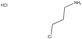 3-chloropropan-1-amine hydrochloride 结构式
