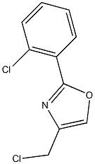 4-(chloromethyl)-2-(2-chlorophenyl)-1,3-oxazole 结构式