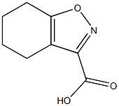 4,5,6,7-tetrahydro-1,2-benzoxazole-3-carboxylic acid 结构式