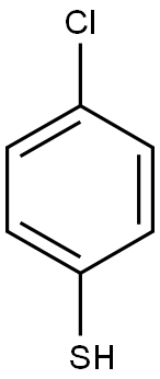4-chlorobenzene-1-thiol 结构式