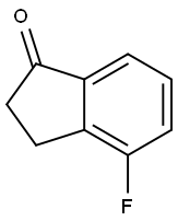 4-fluoro-2,3-dihydro-1H-inden-1-one 结构式