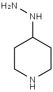 4-hydrazinylpiperidine 结构式