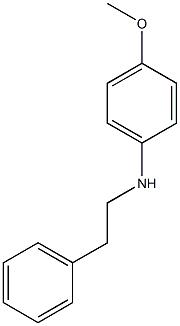4-methoxy-N-(2-phenylethyl)aniline 结构式
