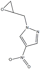 4-nitro-1-(oxiran-2-ylmethyl)-1H-pyrazole 结构式
