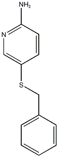 5-(benzylsulfanyl)pyridin-2-amine 结构式