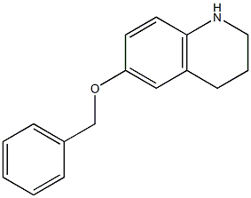 6-(benzyloxy)-1,2,3,4-tetrahydroquinoline 结构式